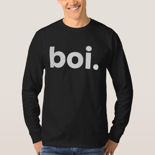BOI Boise Idaho Airport Code List BOI T Shirt (Framsida)