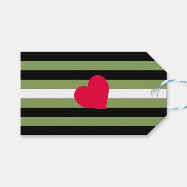 Boi Pride Flag Presentetikett (Framsidan (Horisontell))
