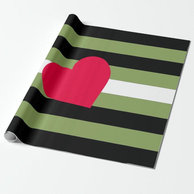 Boi Pride Flag Presentpapper (Utrullad)