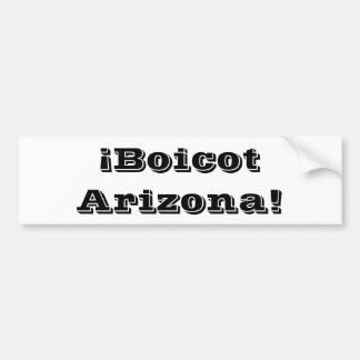 Boicot Arizona Bildekal