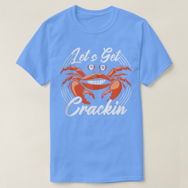 Boil 1, Funny Crab Eater Seafood Älskare Crab 1 T Shirt (Design framsida)
