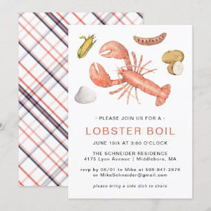 Boil   Cookout Party-inbjudan Inbjudningar