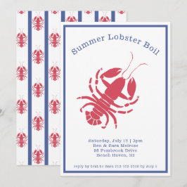 Boil-inbjudan till sommarstugan Party Inbjudningar