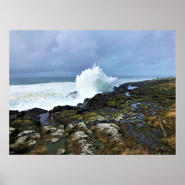 Boiler Bay State Wayside, Depoe Bay, Oregon Poster (Framsidan)