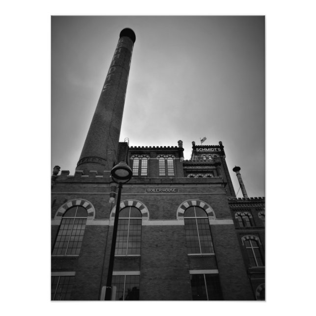 "BOILER-HOUSE" Photo Print Fototryck (Framsidan)