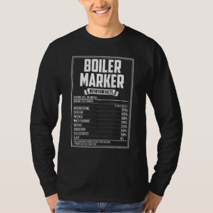 Boiler Marker Näringsfaktorer T Shirt