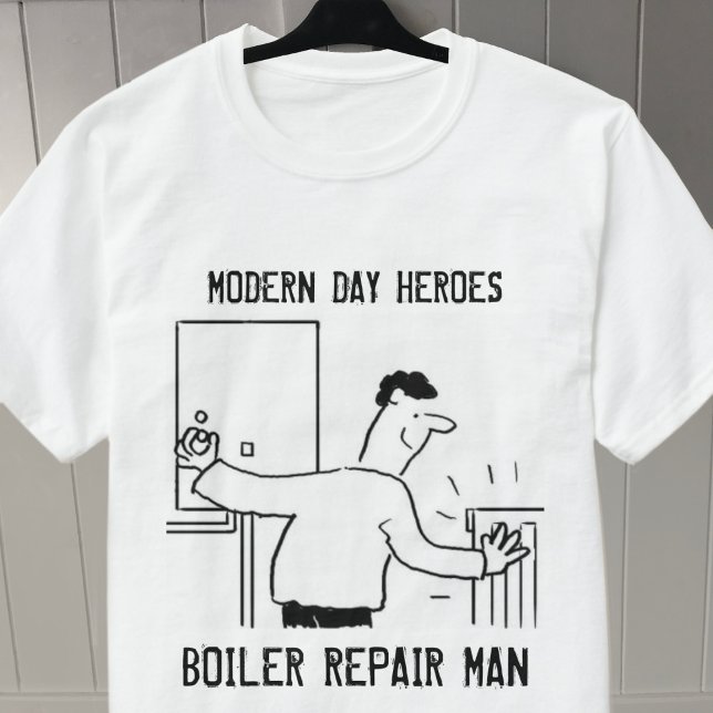 Boiler Repair Man T Shirt (Skapare uppladdad)