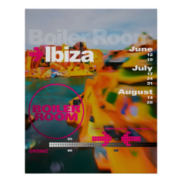Boiler Room - Amnesia Ibiza Perfect Poster