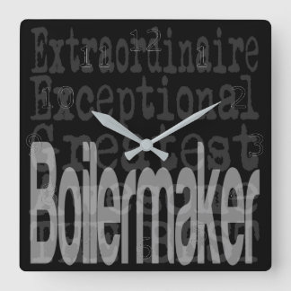 Boilermaker Extraordinaire Fyrkantig Klocka