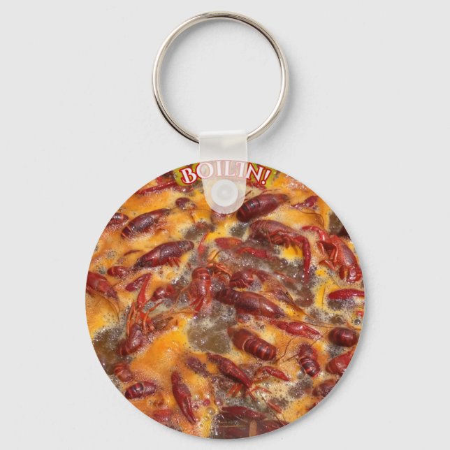 Boilin Kräftor Keychain Nyckelring (Framsida)