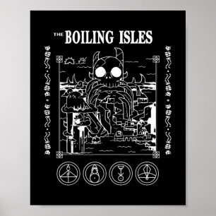 Boiling Uggla House Älskare Isles Halloween jul Poster