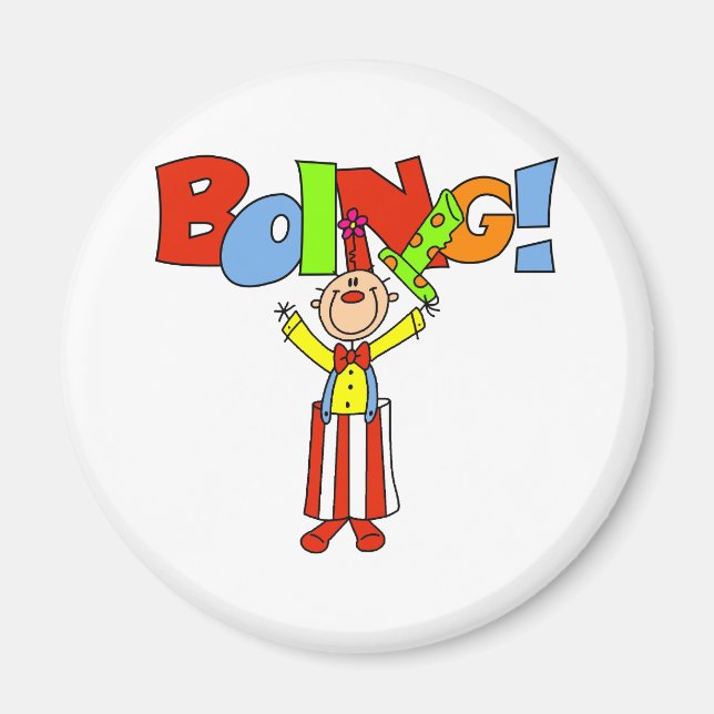 Boing Clown Magnet (Framsidan)