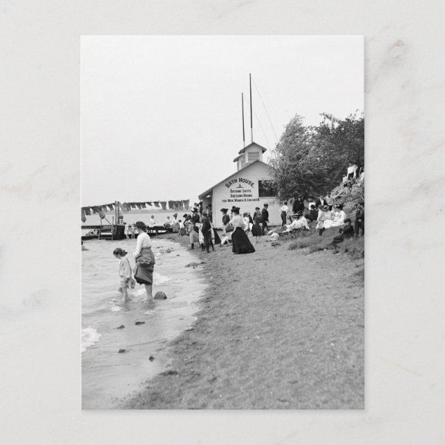 Bois Blanc Island, MI 1903 Vykort (Framsida)