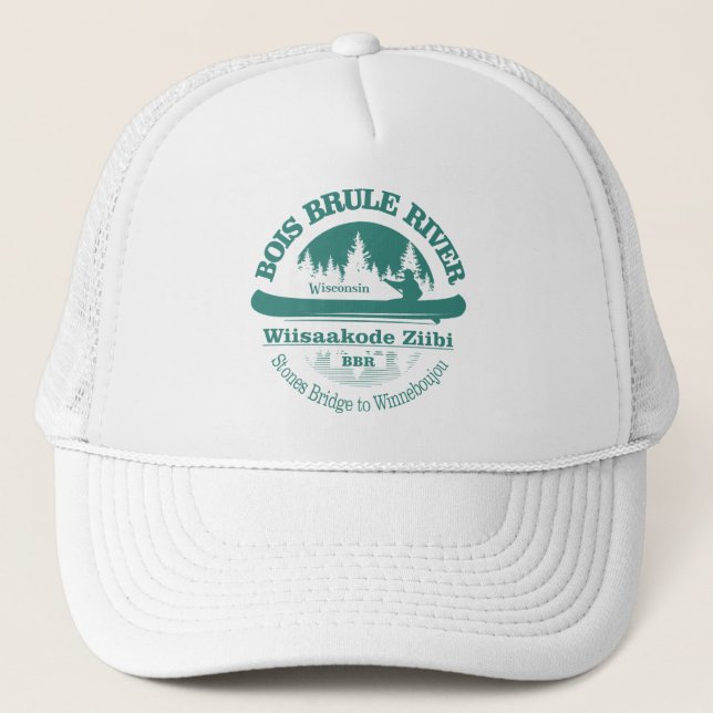 Bois Brule River (vattendrag i floden Canoe) Keps (Framsida)