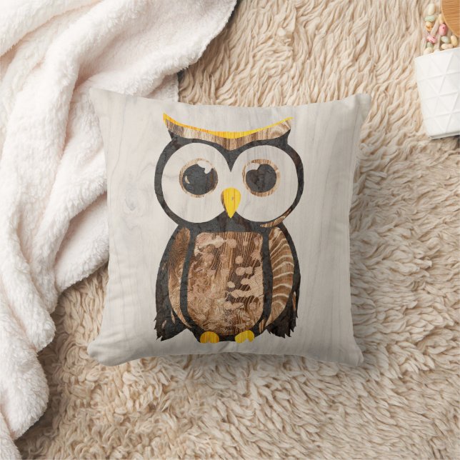 Bois - Chouette - Owl Kudde (Filt)
