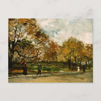 Bois de Boulogne, människor som går, Vincent van G Vykort