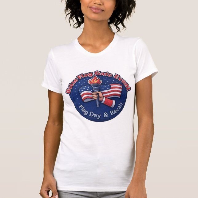 Boise Flagga Grind Event Shirt - Female T Shirt (Framsida)