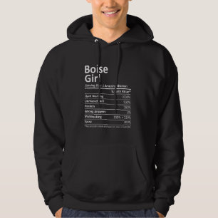 Boise Girl Id Idaho Funny City Roots Usa Hoodie