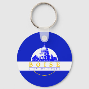 Boise (Idaho) (Arizona) City flagga Keychain Nyckelring