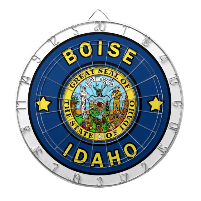 Boise Idaho Darttavla (Framsidan)