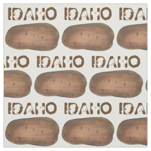 Boise Idaho ID Potato Brown Potatis Spuds Food Tyg