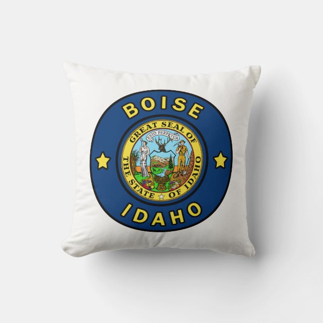 Boise Idaho Kudde (Framsida)