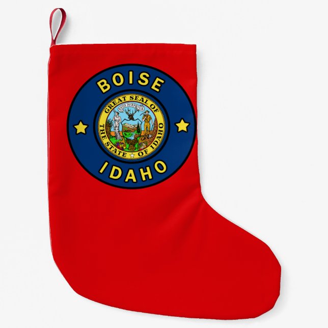 Boise Idaho Liten Julstrumpa (Framsidan)