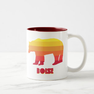 Boise Idaho Rainbow Bear Två-Tonad Mugg