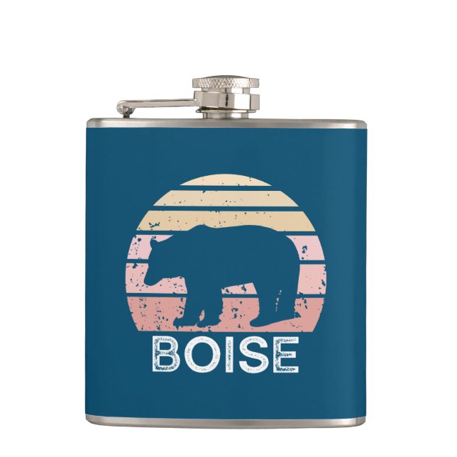Boise Idaho Retro Bear Fickplunta (Framsidan)