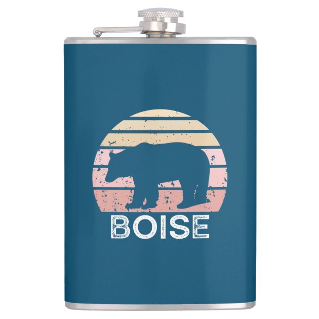 Boise Idaho Retro Bear Fickplunta (Framsidan)