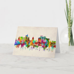 Boise Idaho Skyline Helgkort