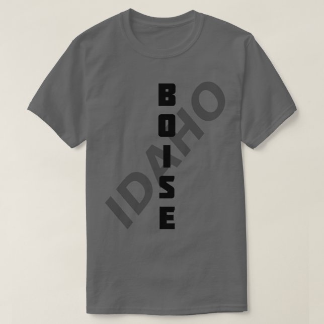 Boise Idaho Tip Försök byta färg TShirt T Shirt (Design framsida)