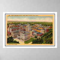 Boise Idaho Vintage Affisch Tryck