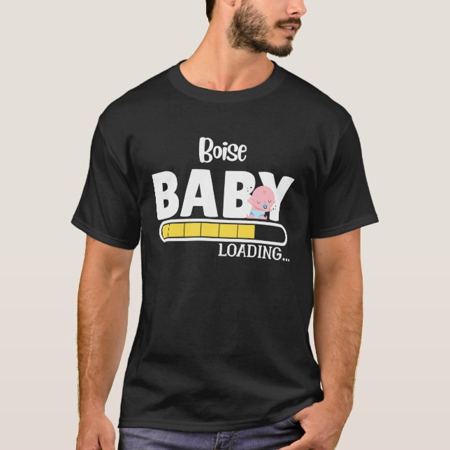 Boise Native Pride  State Baby Parent Mom Dad T Shirt (Framsida)