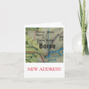 Boise Nytt adress uttalande Meddelande