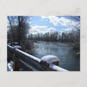Boise River Bridge-vykort Vykort