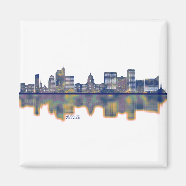 Boise Skyline Magnet (Framsidan)