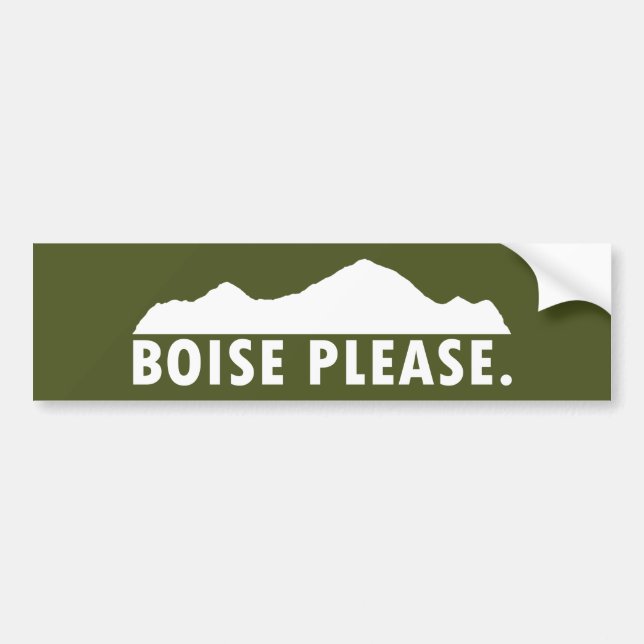 Boise Snälla Bildekal (Framsidan)