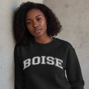 BOISE Universitetstila Tröja Amerika Högskola Lång Ärmad Tröja