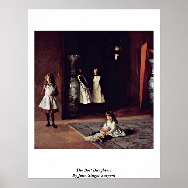 Boit-döttrarna av John Singer Sargent Poster (Framsidan)