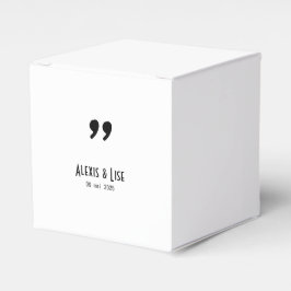 Boite à dragées Apostrophe Presentaskar