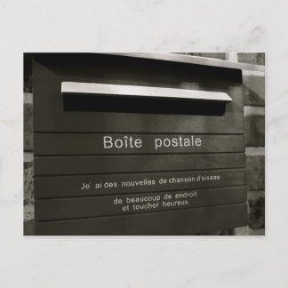 Boite postale vykort