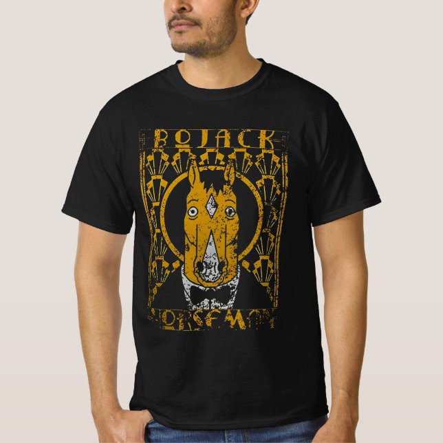 " BoJack Horseman Art " T Shirt (Framsida)