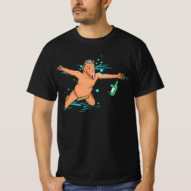 Bojack Horseman roligt T Shirt (Framsida)