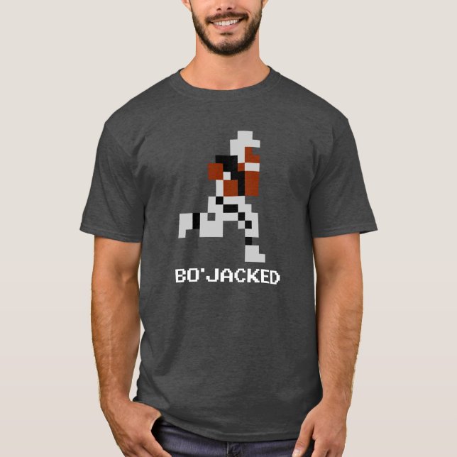 Bo'Jacked (svart) T Shirt (Framsida)