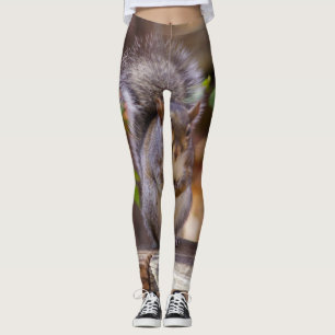 Böjande ekorre leggings