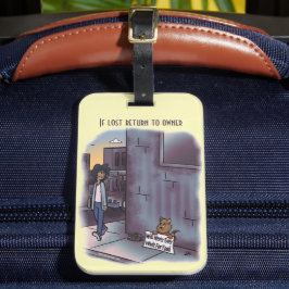 Böjande katt bagagebricka