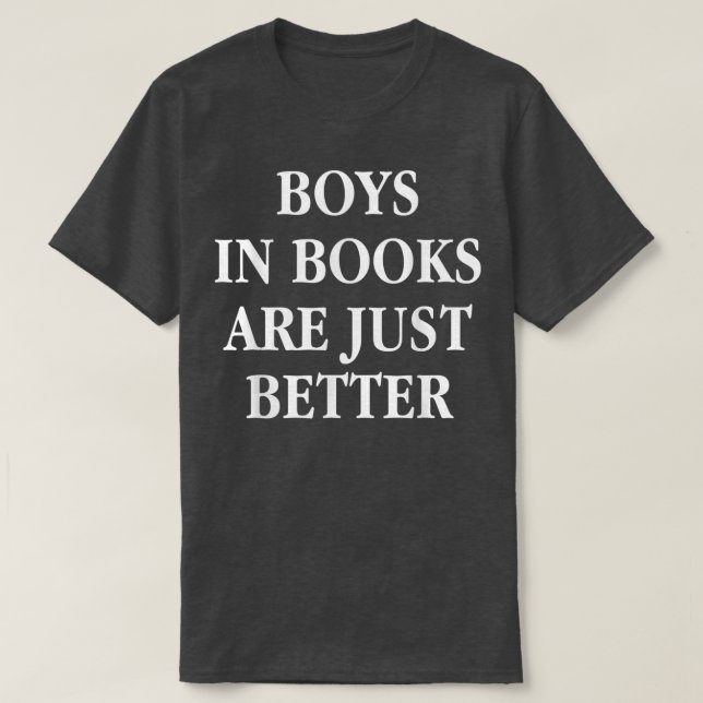 Bojarna i Bokar är precis bättre för bokmasken Bok T Shirt (Design framsida)