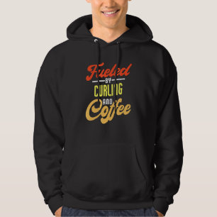 Böjd av Curling och kaffekurler Hoodie