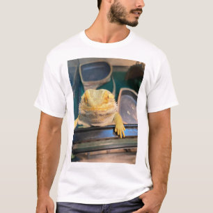 Böjd dragont-shirt t shirt
